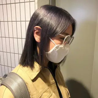 ミディアム カラー パーマ ヘアアレンジ メンズ キッズ ネイル マツエク・マツパ KANAMI 🌏のヘアスタイル