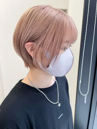 ショート カラー レイヤー/大人メンズ パーマ🌀 平島拓也のヘアスタイル