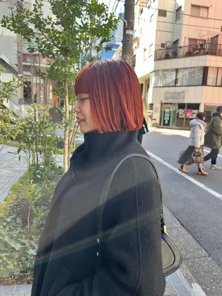 ショート カラー eri kinjoのヘアスタイル