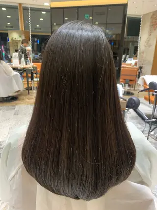 ロング カラー 透明感カラー 大工廻あすやのヘアスタイル