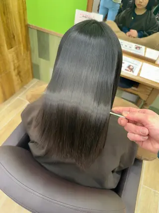 セミロング 髪質改善・縮毛矯正 白根凌二のヘアスタイル