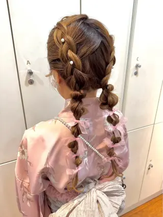 ロング エクステ🫧艶カラー ¦横浜 ももはのヘアスタイル