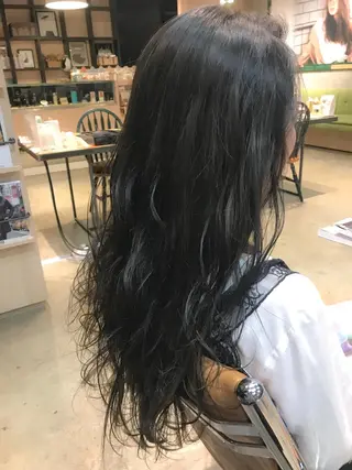ロング カラー 髪質改善🌟 TAKERUのヘアスタイル