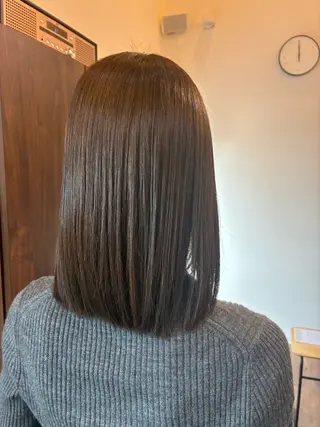 ミディアム 髪質改善/ 透明感カラーのヘアスタイル