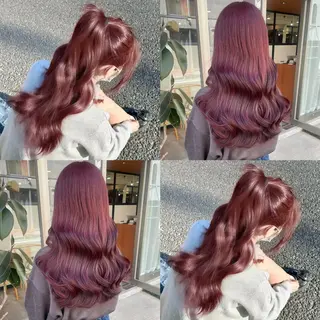 ロング カラー ブリーチなしカラー kana🐱のヘアスタイル