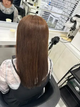 カラー 大人っぽ韓国🤍ブリ ーチ/mitsukiのヘアスタイル