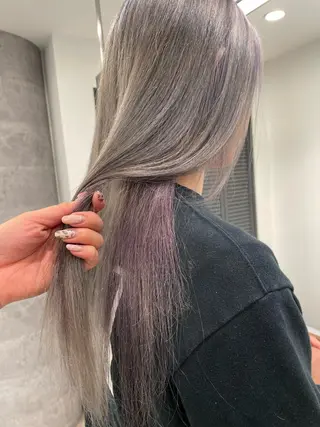 カラー 艶髪ハイトーンカラー kana♡のヘアスタイル