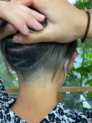 ショート 永沼 真依のヘアスタイル