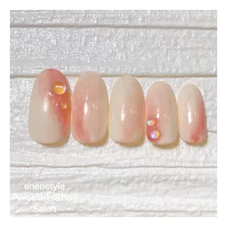 ミディアム ネイル 🐾enen style 🐾のネイルデザイン