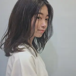 ミディアム カラー 山中 直輝のヘアスタイル