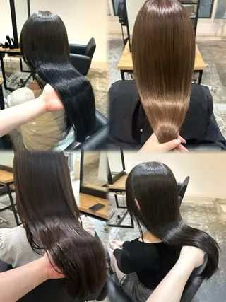 ロング 近野 美月のヘアスタイル