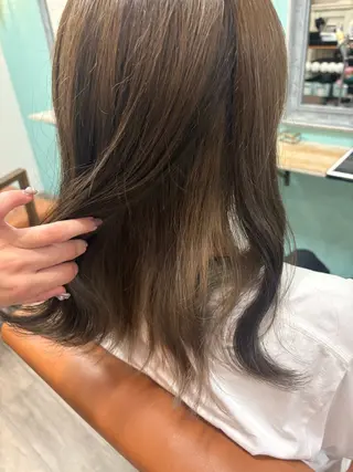セミロング カラー ERII /伏見 カットモデル募集中！のヘアスタイル