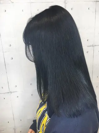 ロング カラー 韓・中華美女ヘア 🇰🇷×🇨🇳のヘアスタイル