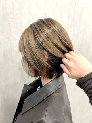 ショート ‎🤍透明感カラー︎ ‎🤍YUURI🤍のヘアスタイル