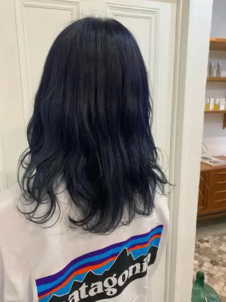 セミロング カラー wakana/ 柔らかベージュカラーのヘアスタイル