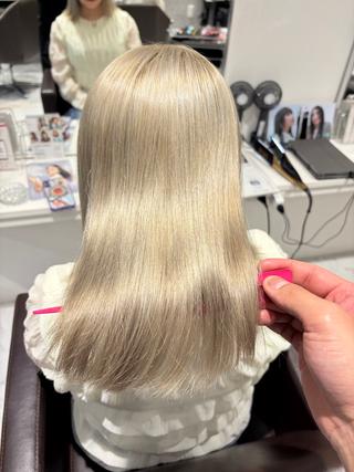 ミディアム カラー Grow by NYNY 坂本 理輝のヘアスタイル