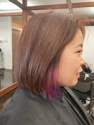 カラー hatena えりかのヘアスタイル