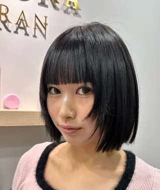 ショート カラー メンズカット ボブ/米崎駿也のヘアスタイル