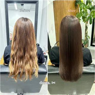 ロング 京都河原町 髪質改善🌛‧˚花綸のヘアスタイル