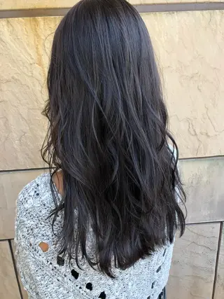 ロング カラー ヘアアレンジ 髪質改善 MAKIのヘアスタイル