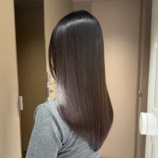 ロング パーマ Akari暖色カラー /レイヤーカットのヘアスタイル