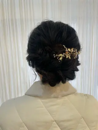 ヘアアレンジ KURIA‪‪/ブリ ーチ/ダブルカラーのヘアスタイル