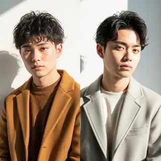 パーマ メンズ メンズ特化サロン |磐田|吉田実樹のヘアスタイル