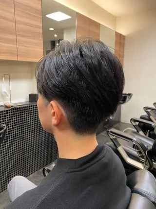 ショート メンズ メンズパーマモデル 大募集中のヘアスタイル
