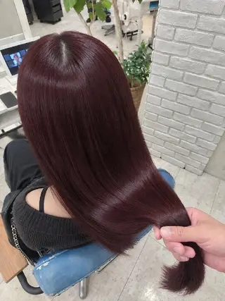 ロング カラー レイヤー×艶髪特化 代表 西村功平のヘアスタイル