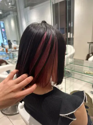 カラー 益野 凌のヘアスタイル