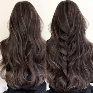 ロング カラー ✨小顔顔まわり✨ サイトウ アツキのヘアスタイル