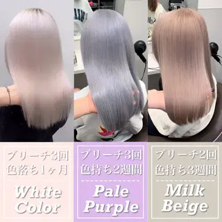 ミディアム カラー ハイトーン特化💍 NØRN💍韓国のヘアスタイル
