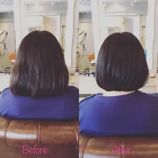 ショート 縮毛矯正&髪質改善 MAILHAIRのヘアスタイル