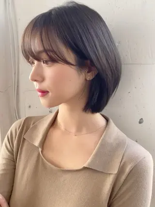 ショート カラー 似合わせスタイル 表参道🌿ちえのヘアスタイル