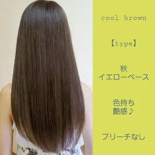 ロング カラー 髪質改善 常世田のヘアスタイル