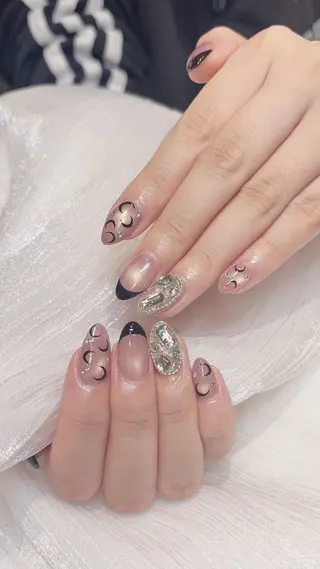 ネイル 星 希乃歌のネイルデザイン