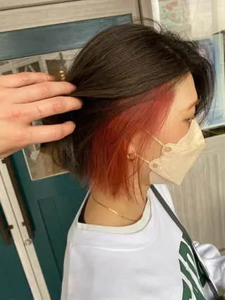 ショート カラー 野呂 隼人のヘアスタイル