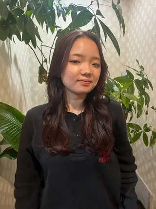 ロング 野呂 育摩のヘアスタイル