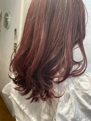 セミロング カラー 💭メンズ特化 フクダ💭のヘアスタイル