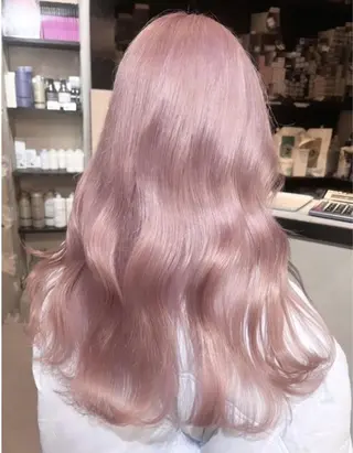 ロング カラー ヘアアレンジ 🎆浴衣着付け👘 ✨ヘアセット🐹のヘアスタイル