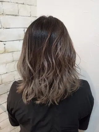 セミロング カラー ネイル マツエク・マツパ パーマ ヘアアレンジ まとまり💯悩み改善 ★松本尚弥★店長のヘアスタイル