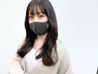 セミロング カラー パーマ ヘアアレンジ 徳永 大樹のヘアスタイル