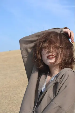 ミディアム カラー パーマ ヘアアレンジ 🤍透明感カラー🤍 Ryujiのヘアスタイル