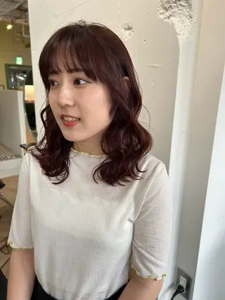 ロング カラー LUVISM新潟🎀 透明感カラー/ミユのヘアスタイル