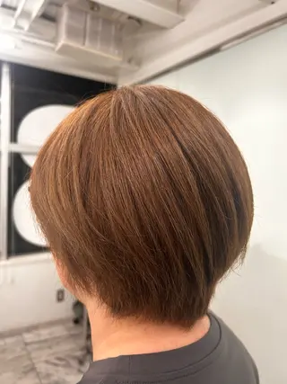 ショート カラー🤭🈁 ✨️🍀ショーイのヘアスタイル