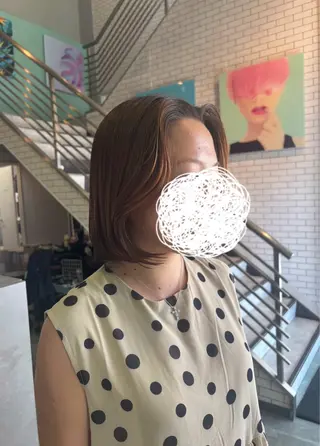 ミディアム 🫧古田 穂香🫧パーマモデルのヘアスタイル