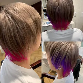 ショート カラー LUXBE LUCEのヘアスタイル