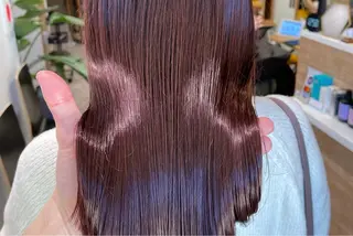ロング カラー うる艶カラー 顔周りカット♡ikuのヘアスタイル