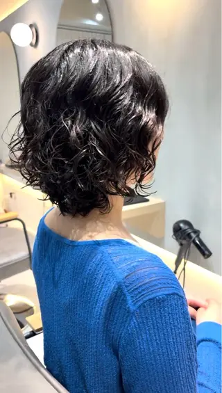 ショート くせ毛カット✂️ カワタ　豊島区大塚駅のヘアスタイル