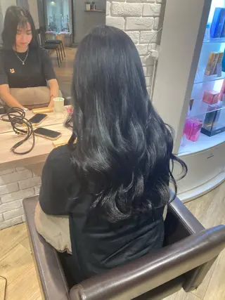 ロング 川畑 心子のヘアスタイル